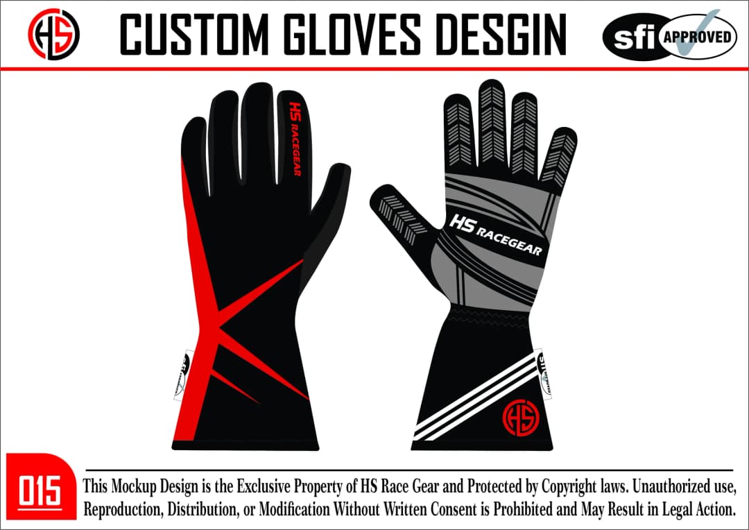 Custom Racing Glove Design 15