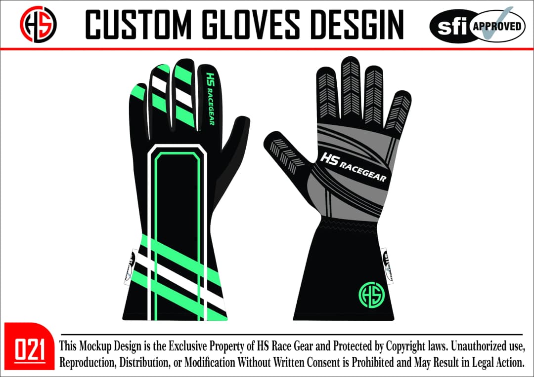 Custom Racing Glove Design 21