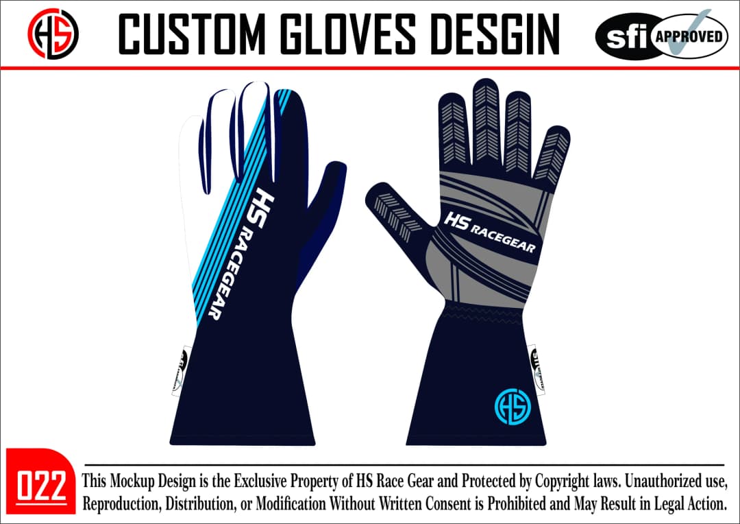 Custom Racing Glove Design 22