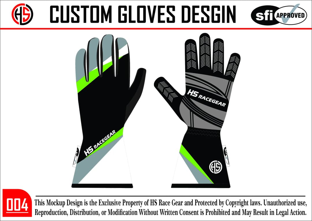 Custom Racing Glove Design 4