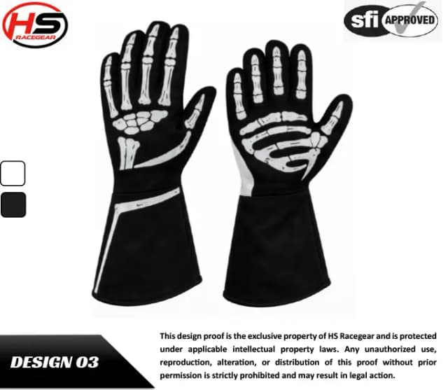 Custom Racing Glove Design 3