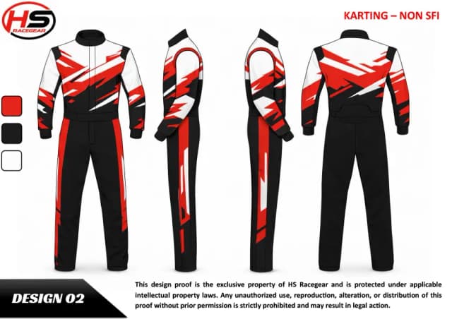 Custom Karting Suit Design 2