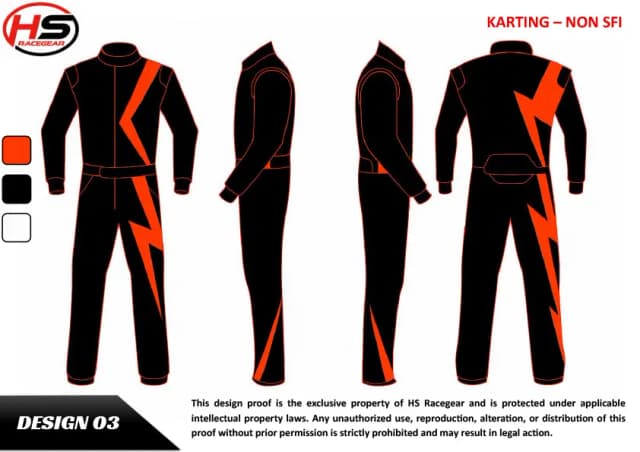 Custom Karting Suit Design 3