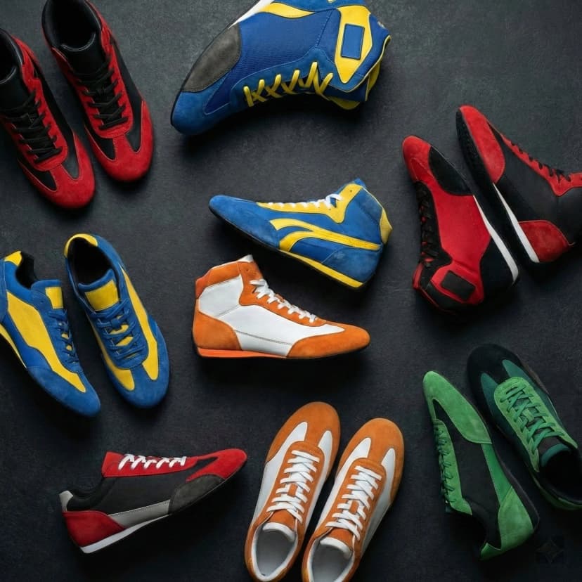 Racing shoe customization options