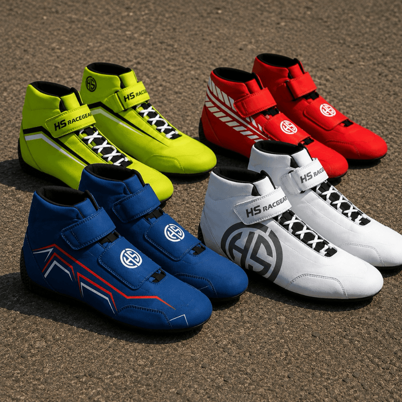 Racing shoe customization options