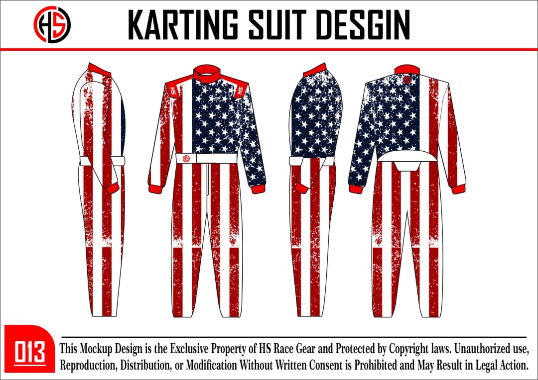Custom Karting Suit Design 13