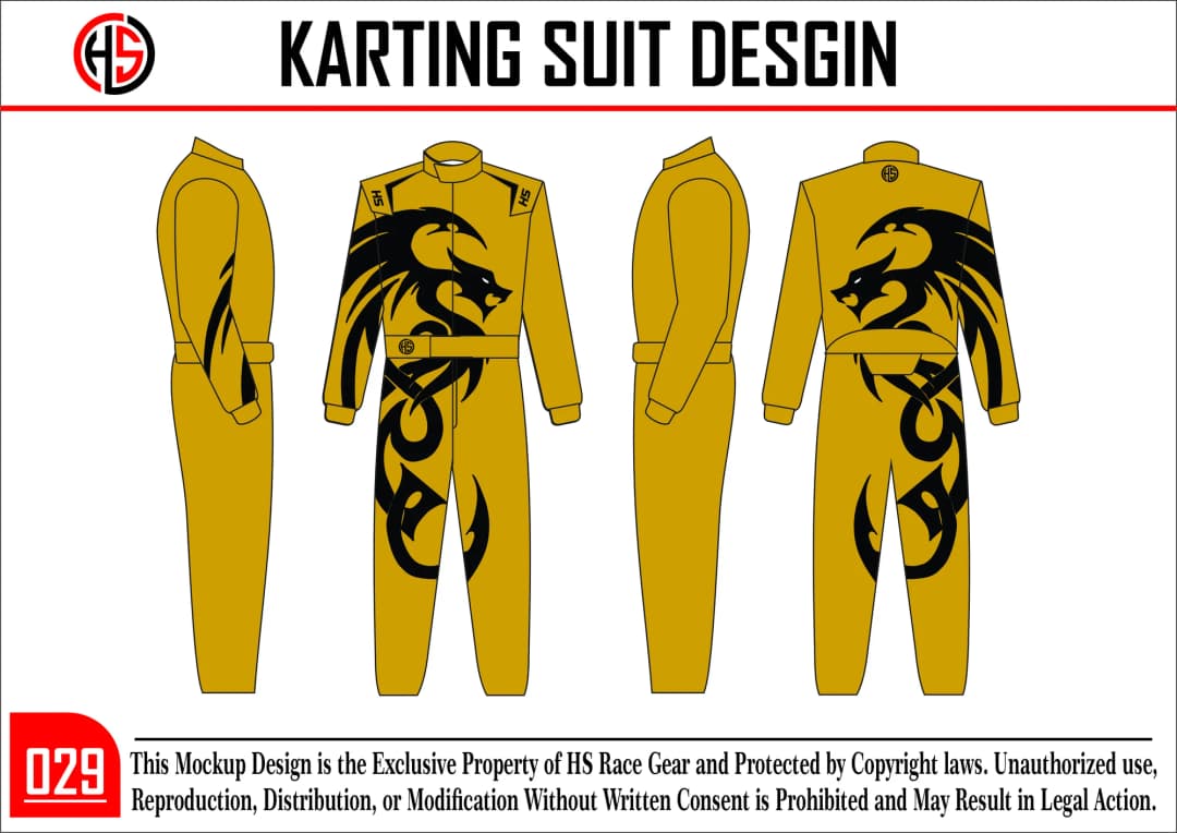 Custom Karting Suit Design 29