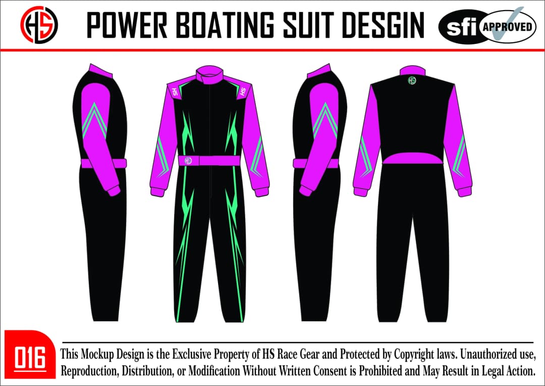 Custom Power Boat Suit Design 16