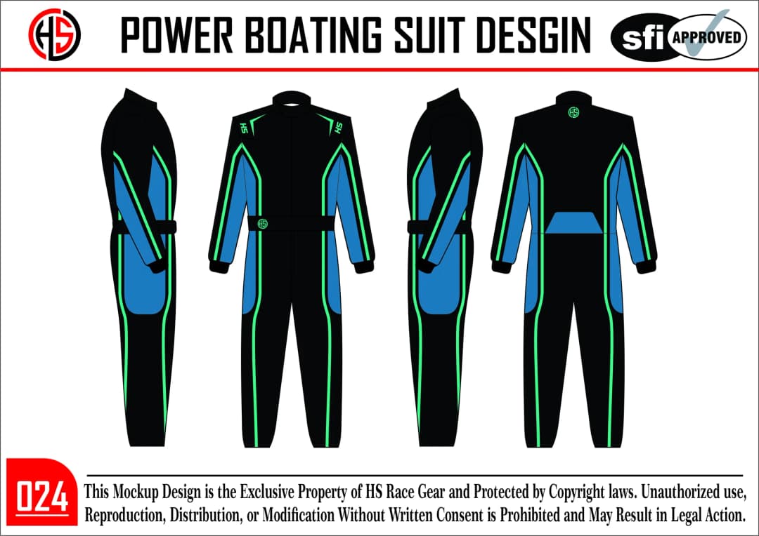 Custom Power Boat Suit Design 24