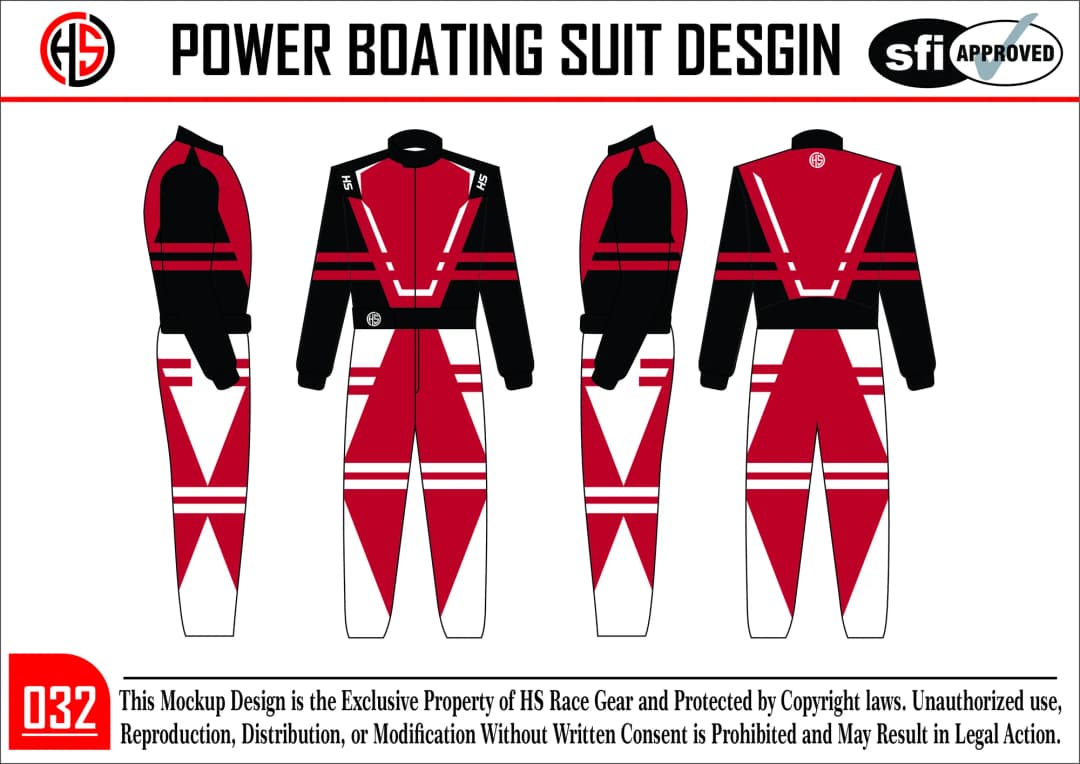 Custom Power Boat Suit Design 32