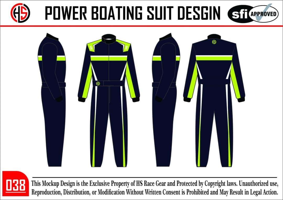 Custom Power Boat Suit Design 38