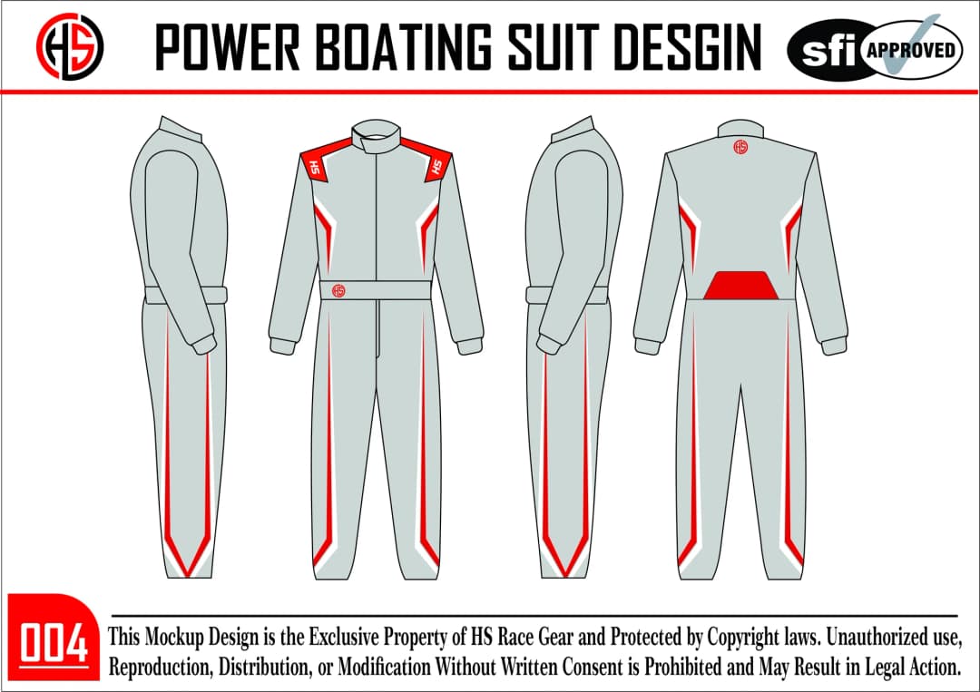 Custom Power Boat Suit Design 4