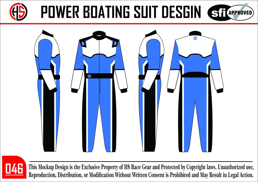 Custom Power Boat Suit Design 46