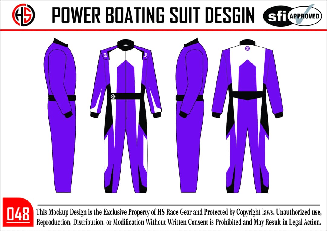 Custom Power Boat Suit Design 48