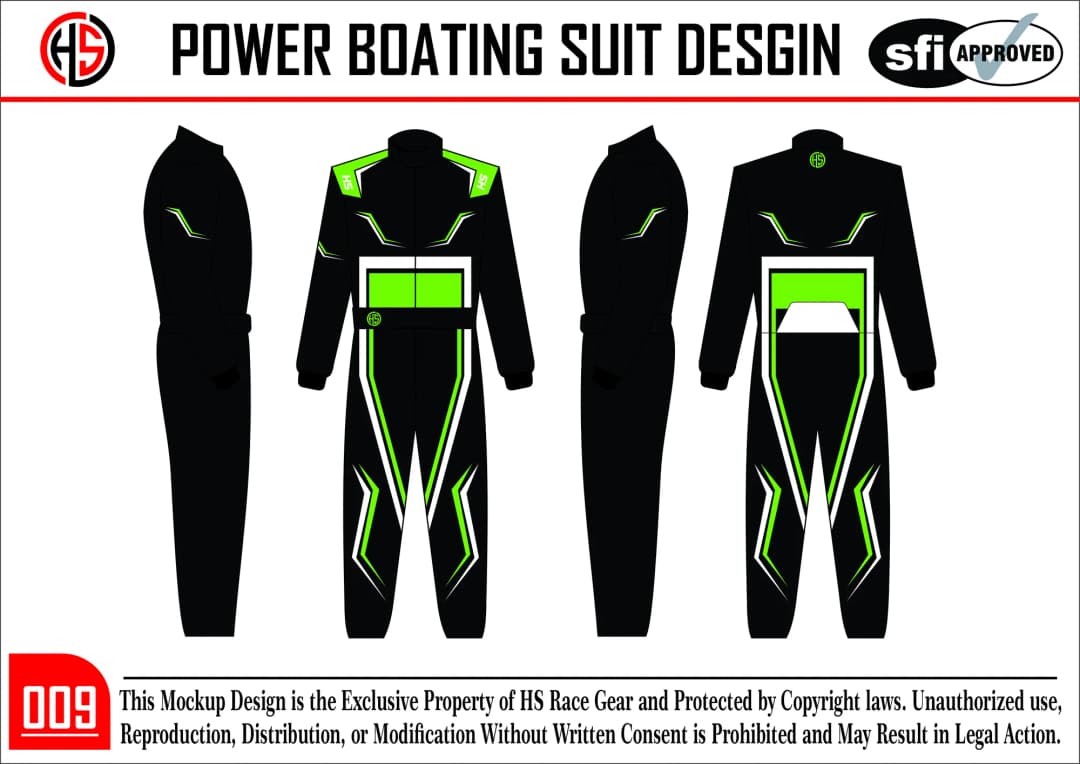 Custom Power Boat Suit Design 9