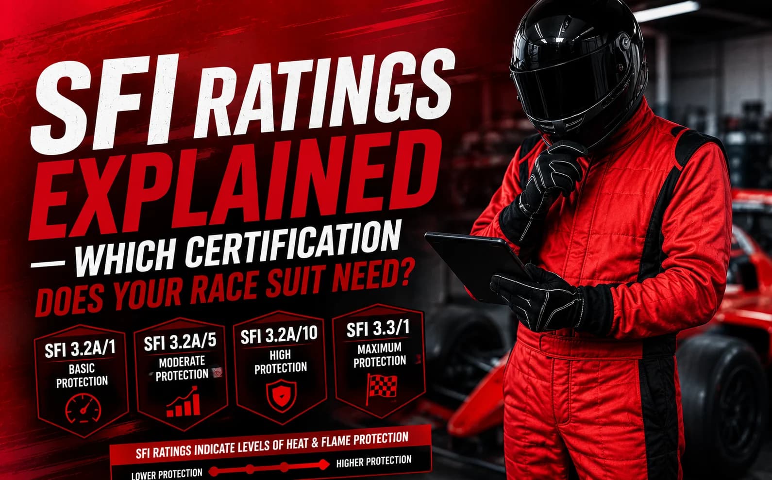 SFI Ratings Explained — Which Certification Does Your Race Suit Need?