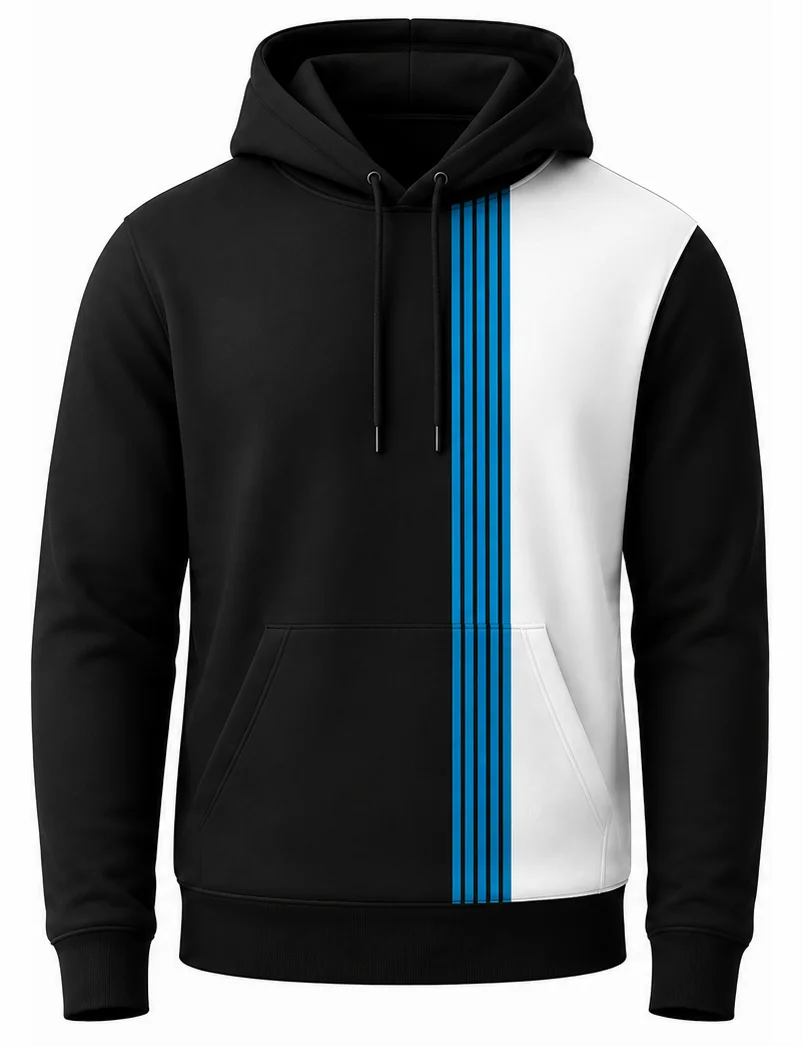 HS Legacy sublimated crew racing hoodie front view — full-color pit crew hoodie, poly fleece, made in USA by HS Race Gear