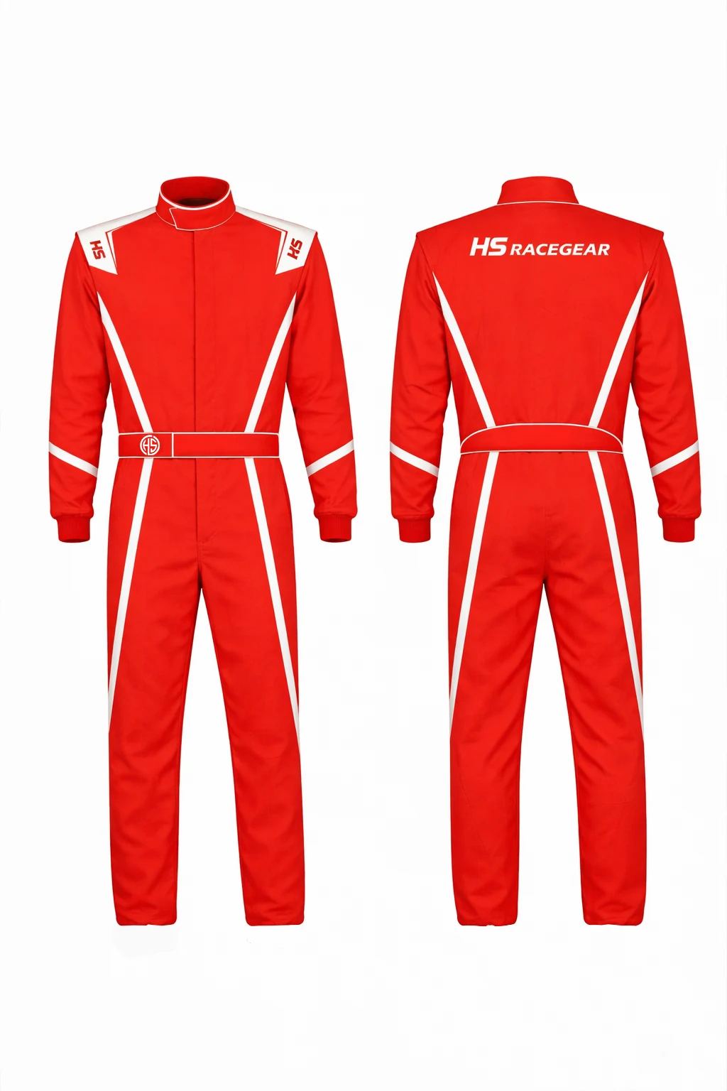 HS Pro 1 SFI 3.2A/1 certified single-layer Nomex® racing suit — off-the-rack fire suit made in Watertown, MA by HS Race Gear