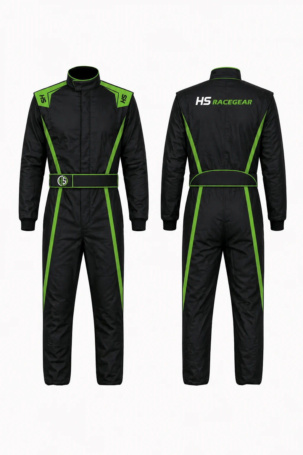 HS Super SFI 3.2A/1 certified single-layer Nomex® racing suit — premium off-the-rack fire suit made in Watertown, MA by HS Race Gear